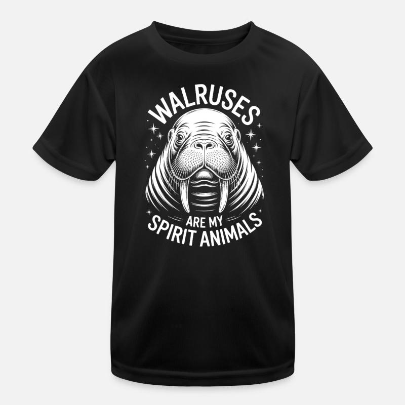 Walross Spruch Walrosse Lustiges Walross Geschenk  Kinder Funktions-T-Shirt