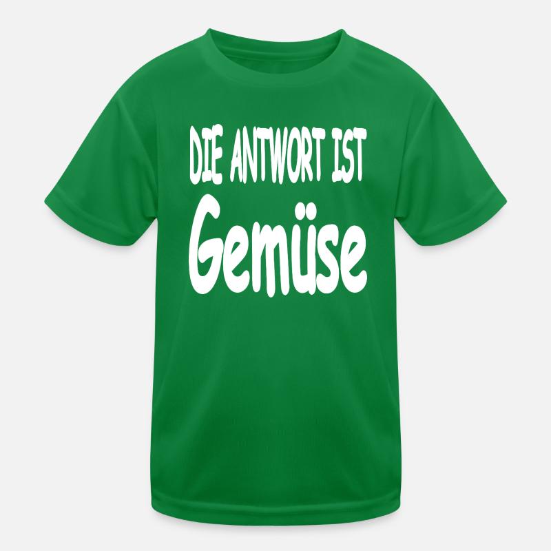 Gemüse Kinder Funktions-T-Shirt