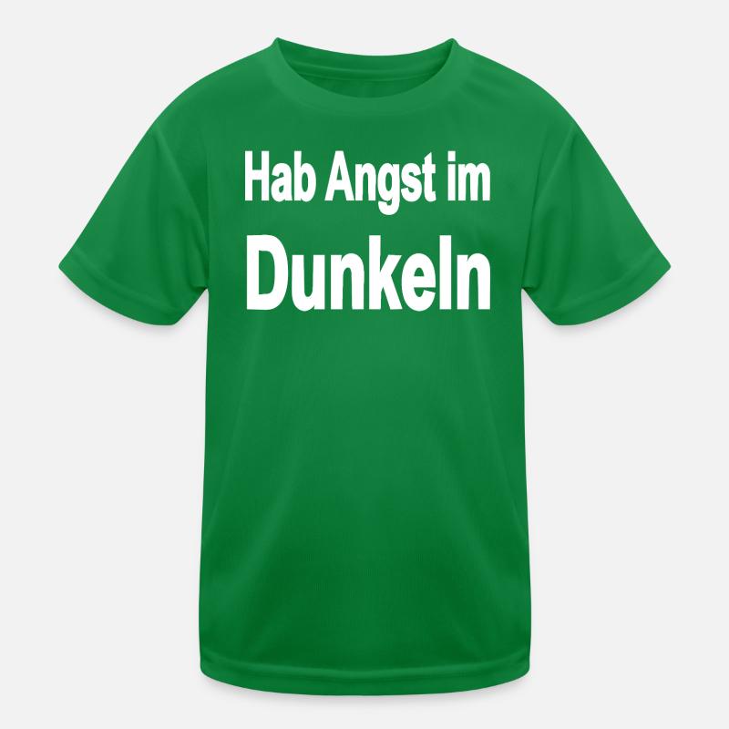 Dunkel Kinder Funktions-T-Shirt