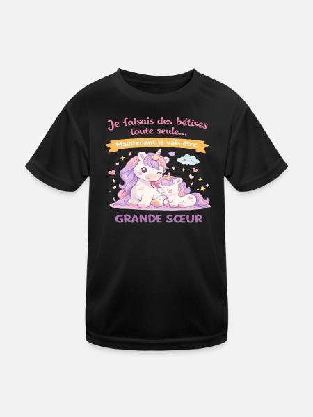 I was doing stupid things on my own - Kids Functional T-Shirt - black - Front