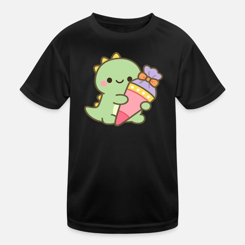 Schulkind Dino Einschulung Geschenk Kinder Funktions-T-Shirt