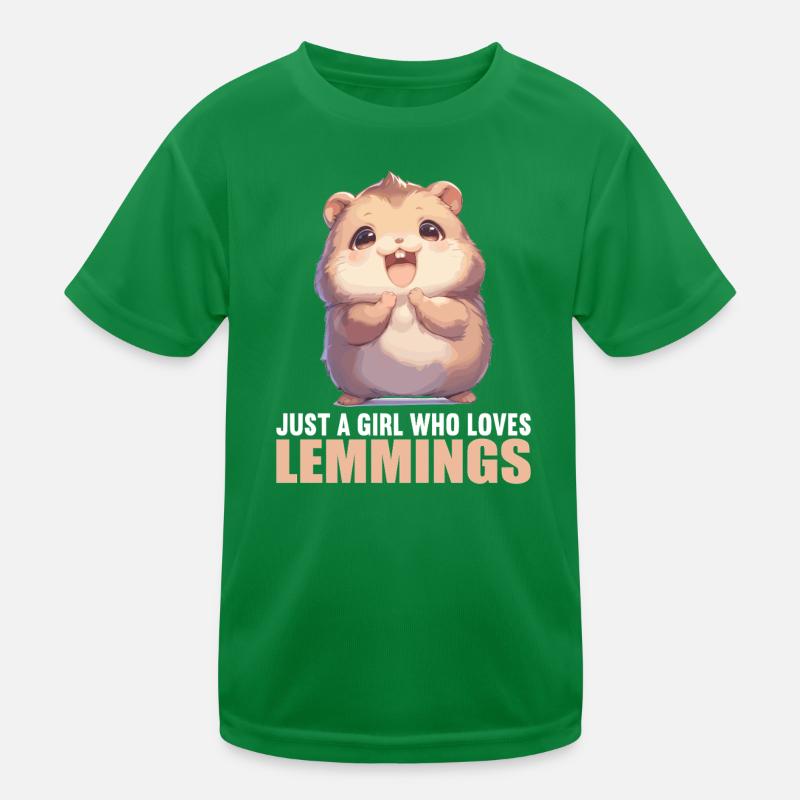 Lemmings Lemming Kids Functional T-Shirt
