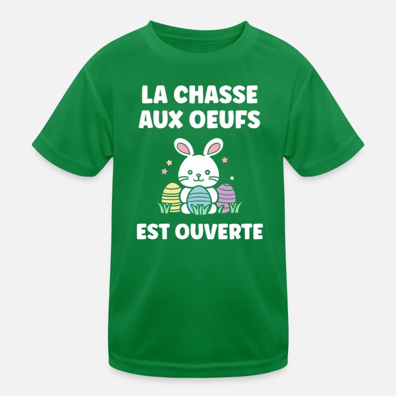 egg hunt Kids Functional T-Shirt
