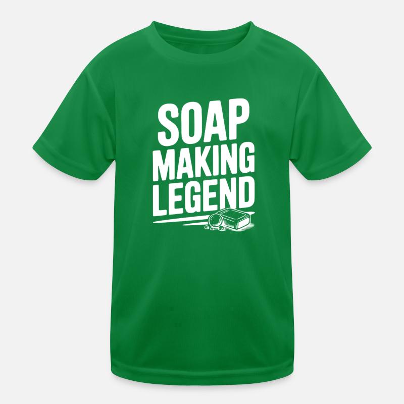 Soap Making Legend Kids Functional T-Shirt