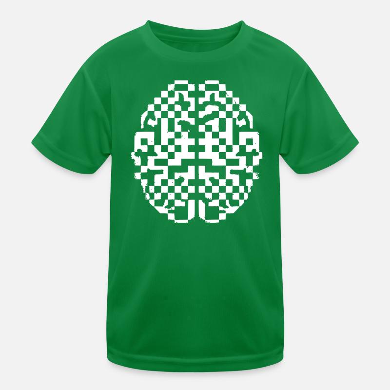 Digital Brain Intelligence Kids Functional T-Shirt