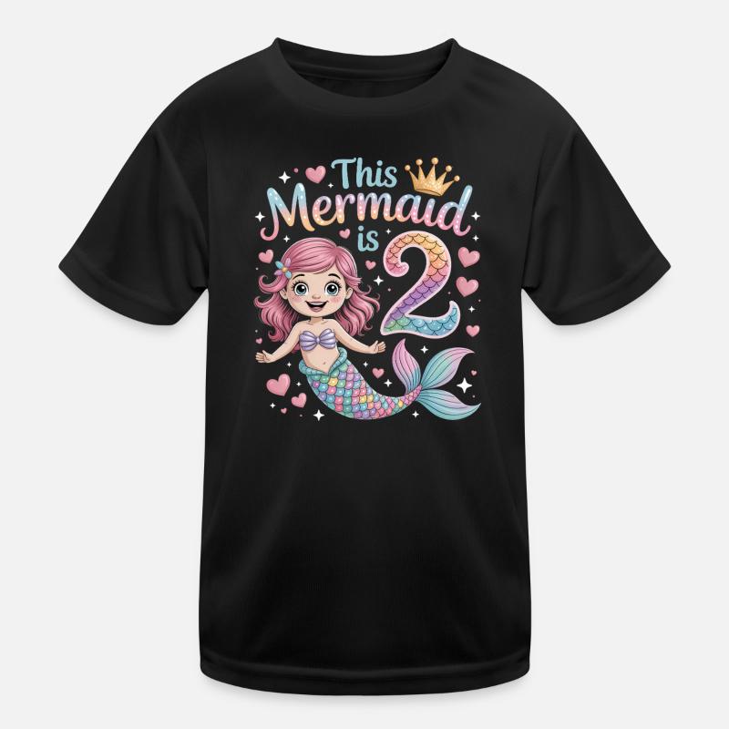 Sirène 2e anniversaire 2 ans T-shirt sport Enfant