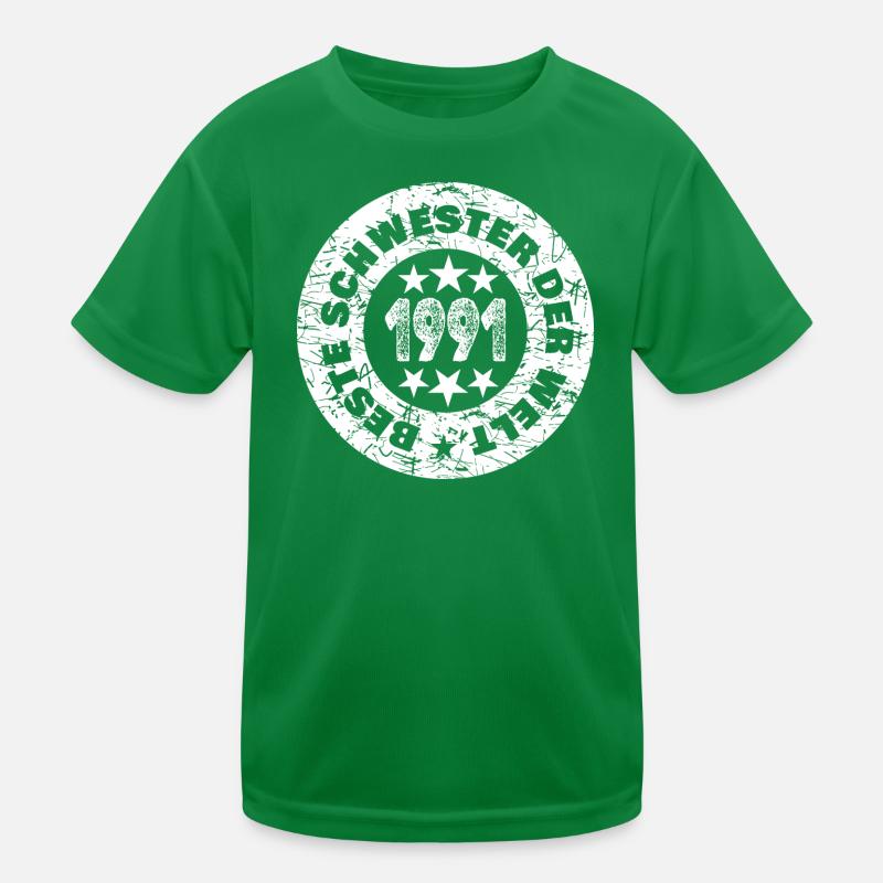 Born in 1991 Kids Functional T-Shirt