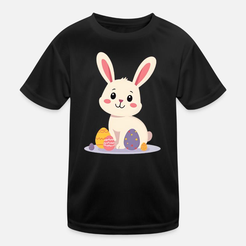 Osterhase Kinder Funktions-T-Shirt