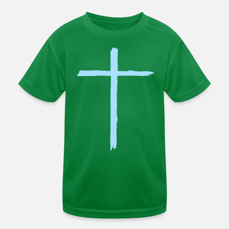 Jésus-Christ Croix du christianisme T-shirt sport Enfant