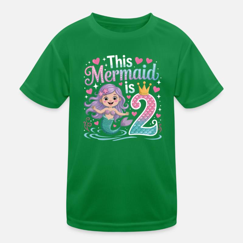 Sirène 2e anniversaire 2 ans T-shirt sport Enfant