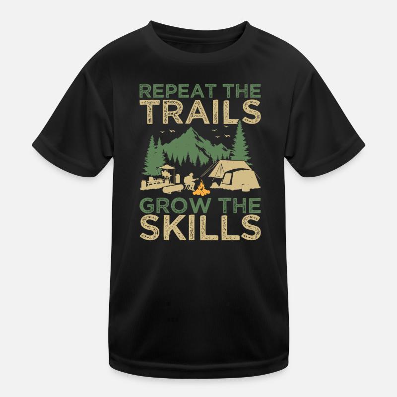 Chef scout Repeat The Trails Scout T-shirt sport Enfant