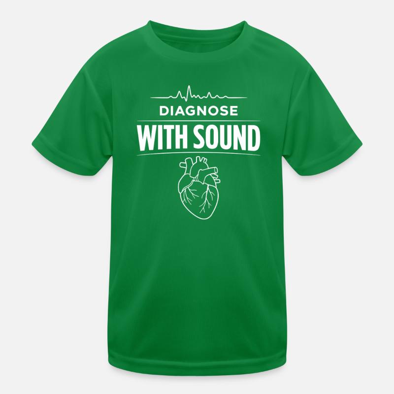 Herzultraschalltechniker Echo-techniker Kinder Funktions-T-Shirt
