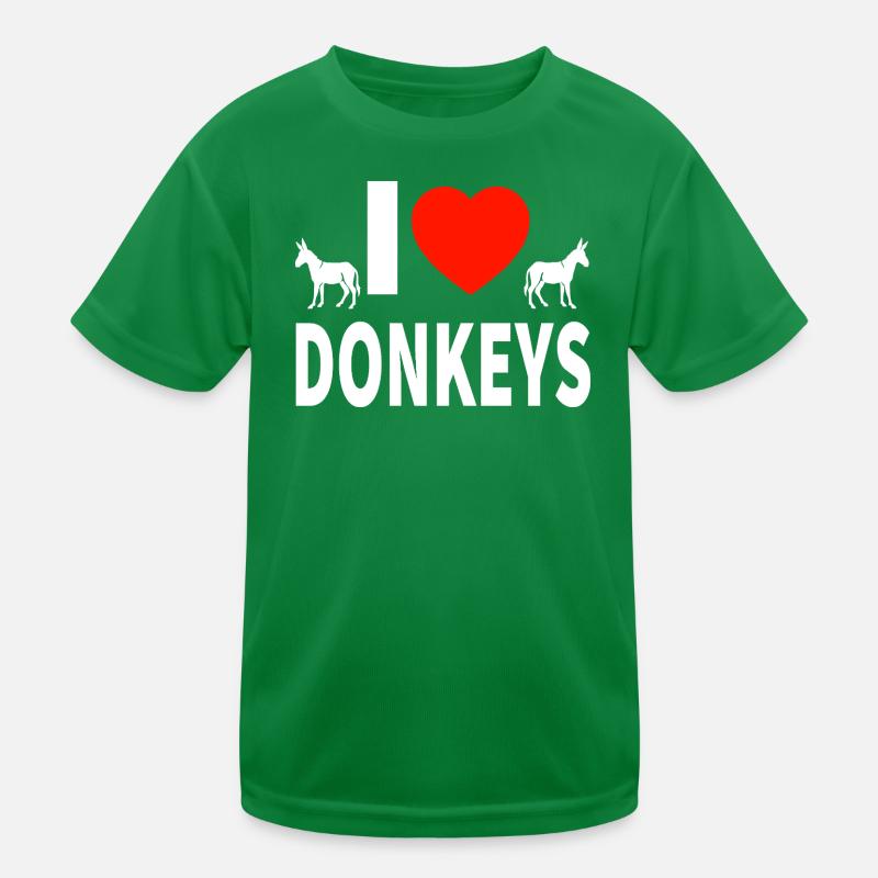 Esel Kinder Funktions-T-Shirt