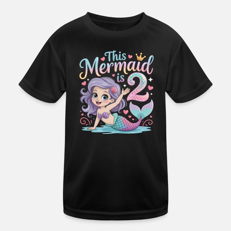 Sirène 2e anniversaire 2 ans T-shirt sport Enfant