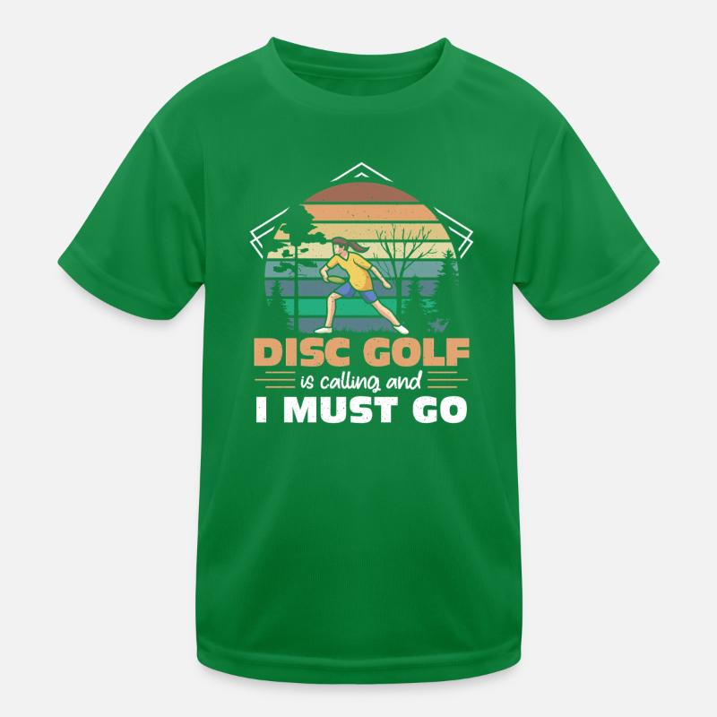 Disc Golf Geschenke Discgolf Kinder Funktions-T-Shirt