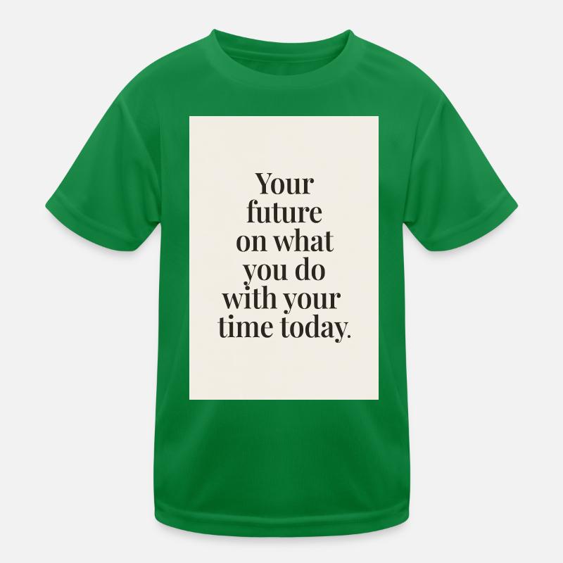 Votre avenir dépend d’un devis minimal avec empattement T-shirt sport Enfant