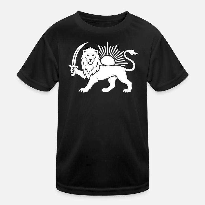 Persischer Löwe Persien Iran Kinder Funktions-T-Shirt