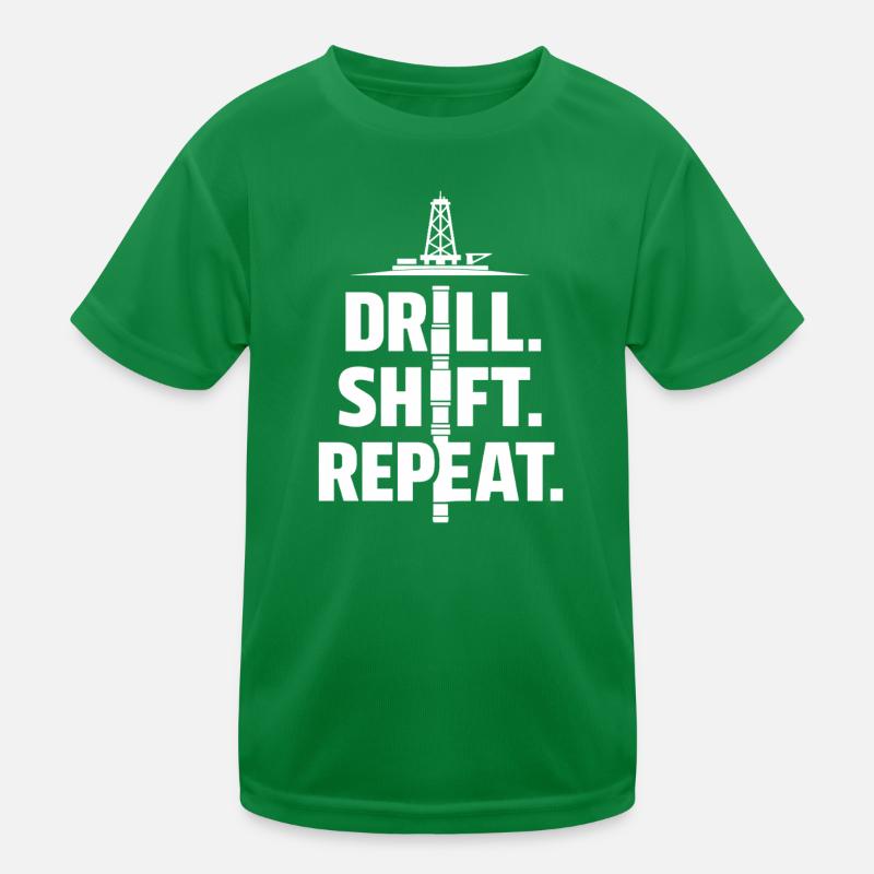 Offshore-bohrer-rig-bohrer Bohrboden Offshore Kinder Funktions-T-Shirt