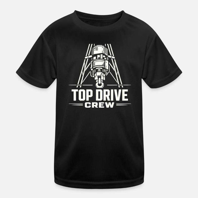 Offshore-bohrer-rig-bohrer Bohrboden Offshore Kinder Funktions-T-Shirt