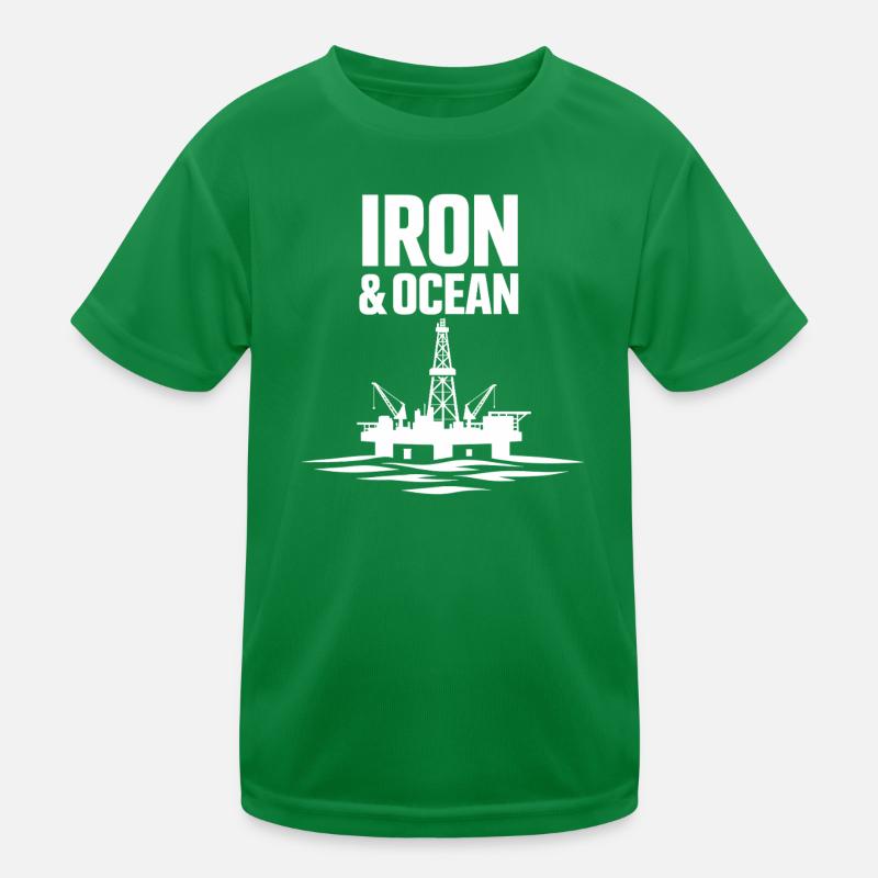 Offshore-bohrer-rig-bohrer Bohrboden Offshore Kinder Funktions-T-Shirt