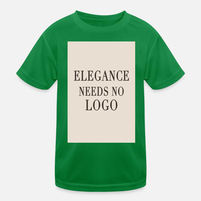 Elegance Needs No Logo – Quiet Luxury Design Kids Functional T-Shirt