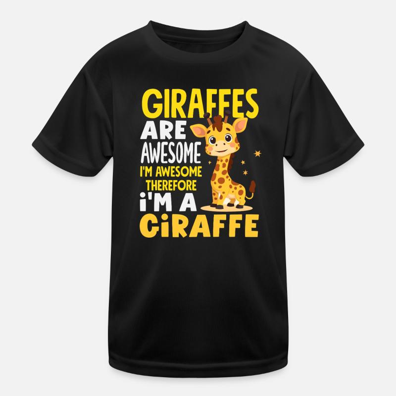 Giraffen sind toll also bin ich Giraffe Kinder Funktions-T-Shirt
