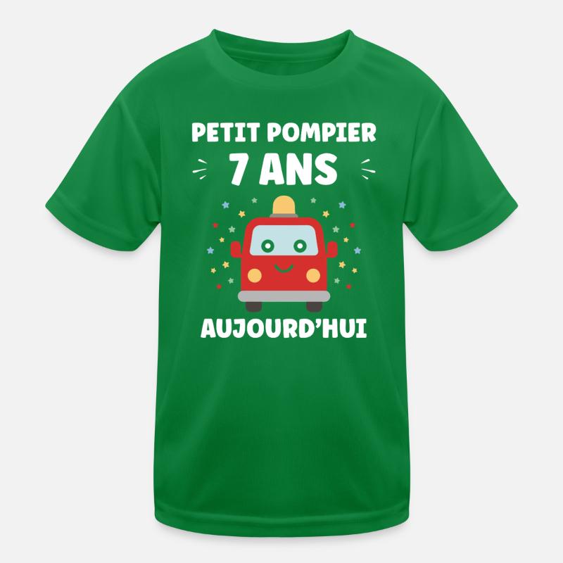 7 Jahre Kinder Funktions-T-Shirt