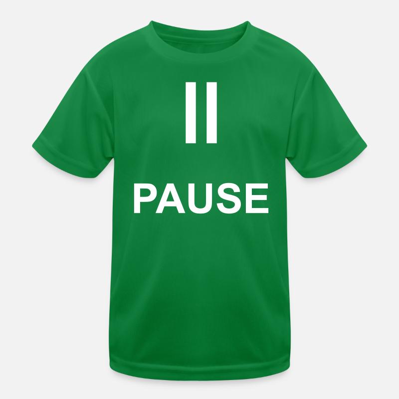 Pause Auszeit Geschenk Statement Kinder Funktions-T-Shirt