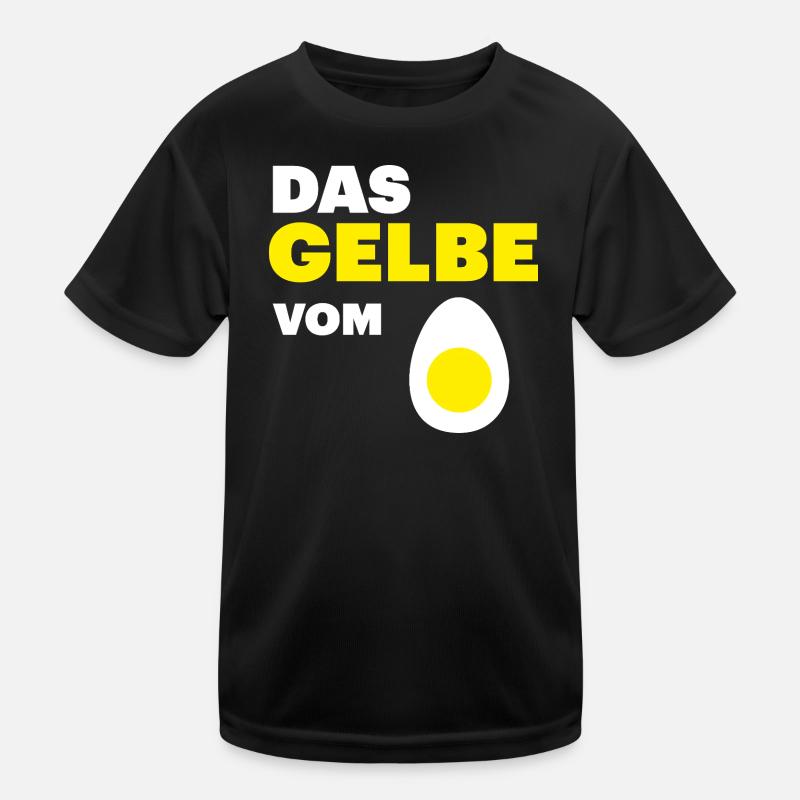 Hühner Fans -  Hahn - Gockel - Eigelb Kinder Funktions-T-Shirt