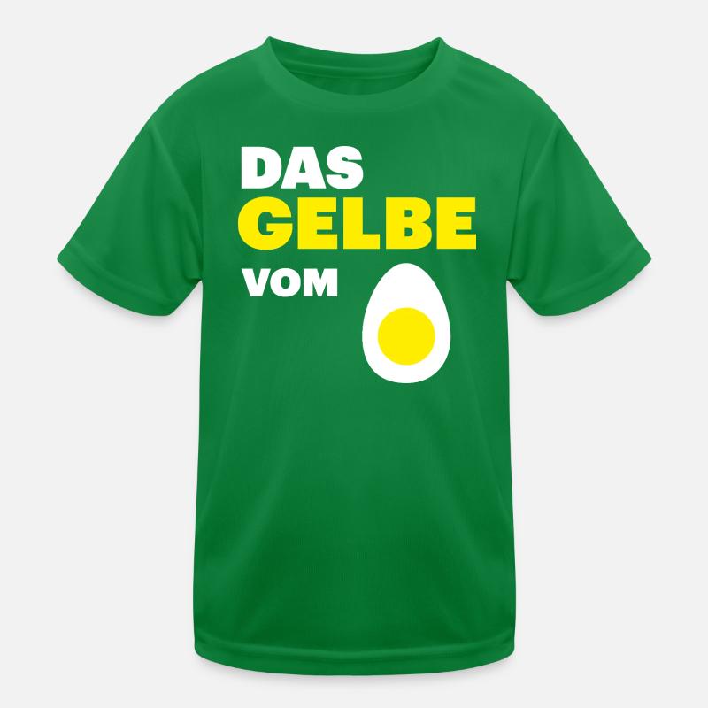 Hühner Fans -  Hahn - Gockel - Eigelb Kinder Funktions-T-Shirt