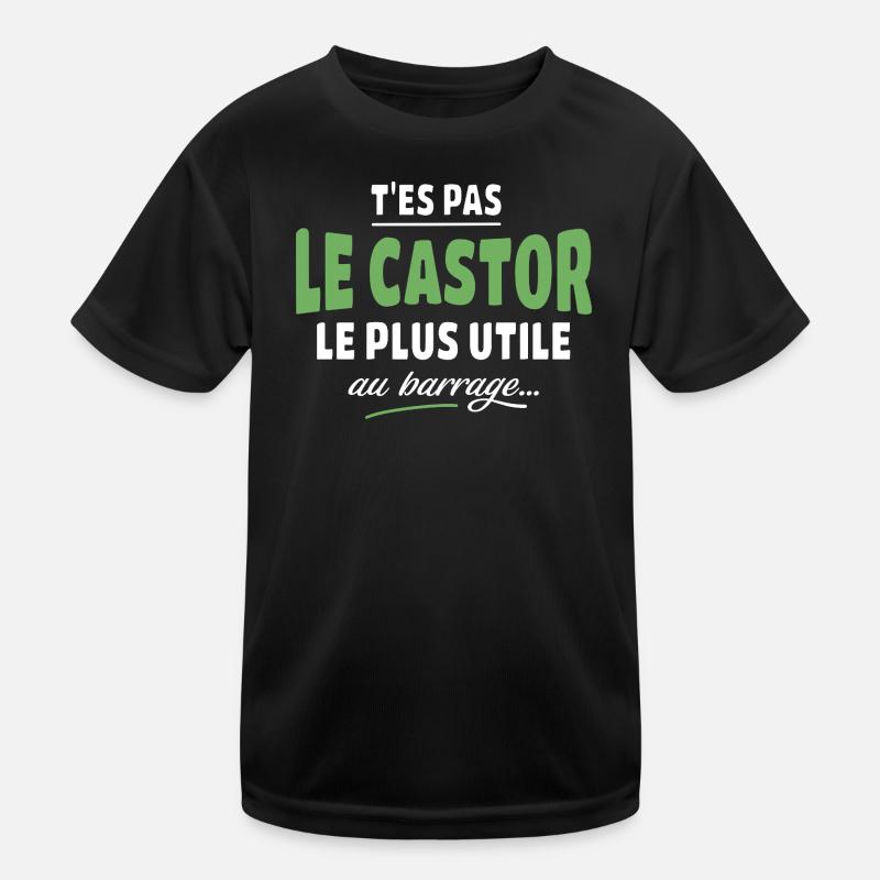 Tes pas le castor le plus utile T-shirt sport Enfant