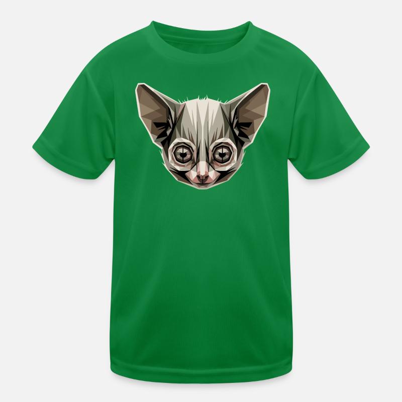 Galago Buisson Bébé Singe Galagos Singe Mignon Galago T-shirt sport Enfant