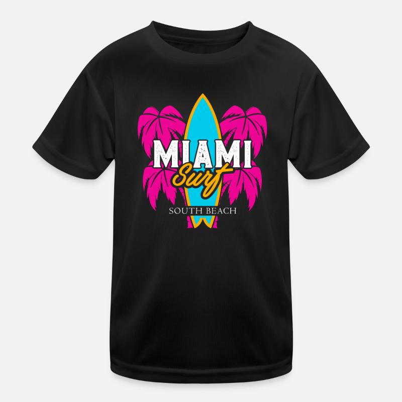 Conception de Miami Surf South Beach T-shirt sport Enfant