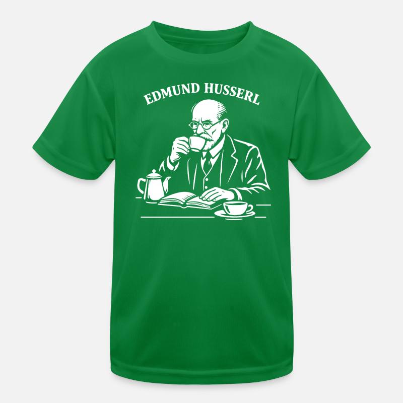 Husserl Coffee Study Kids Functional T-Shirt