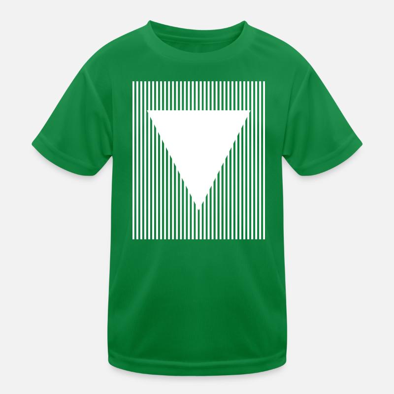Conception géométrique des triangles et des lignes T-shirt sport Enfant