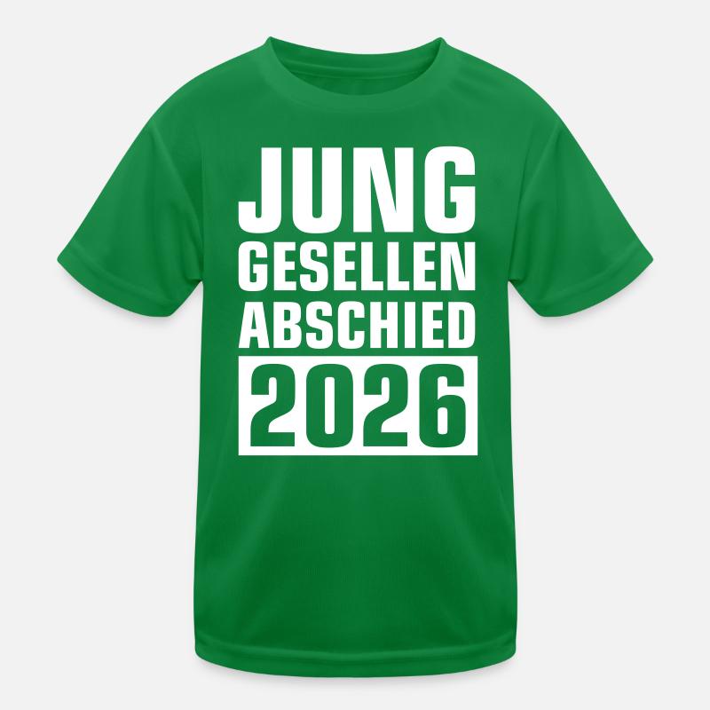 Junggesellenabschied 2026 Kinder Funktions-T-Shirt