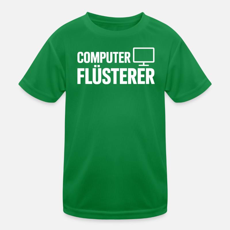 Computer Whisperer – Monitor Icon Design Kids Functional T-Shirt