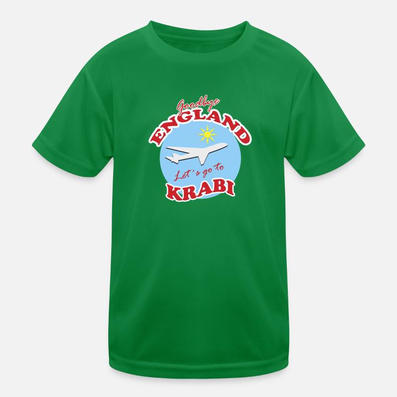 Goodbye England Let´s go to Krabi Kids Functional T-Shirt
