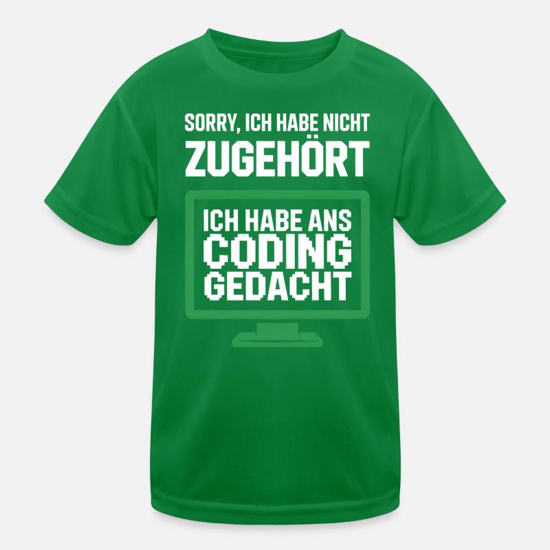 Affichage de la pensée de codage T-shirt sport Enfant