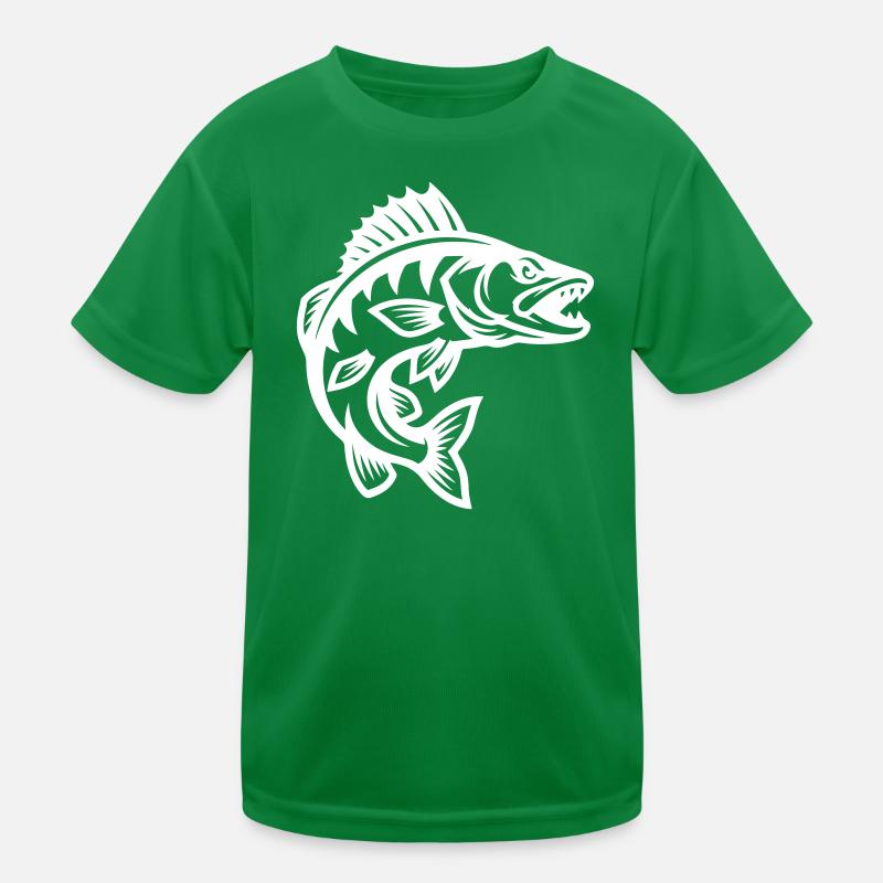 Pike Fish Kids Functional T-Shirt