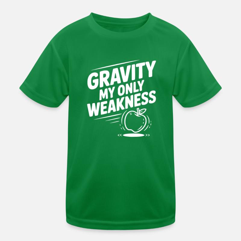 Gravity My Only Weakness Kids Functional T-Shirt