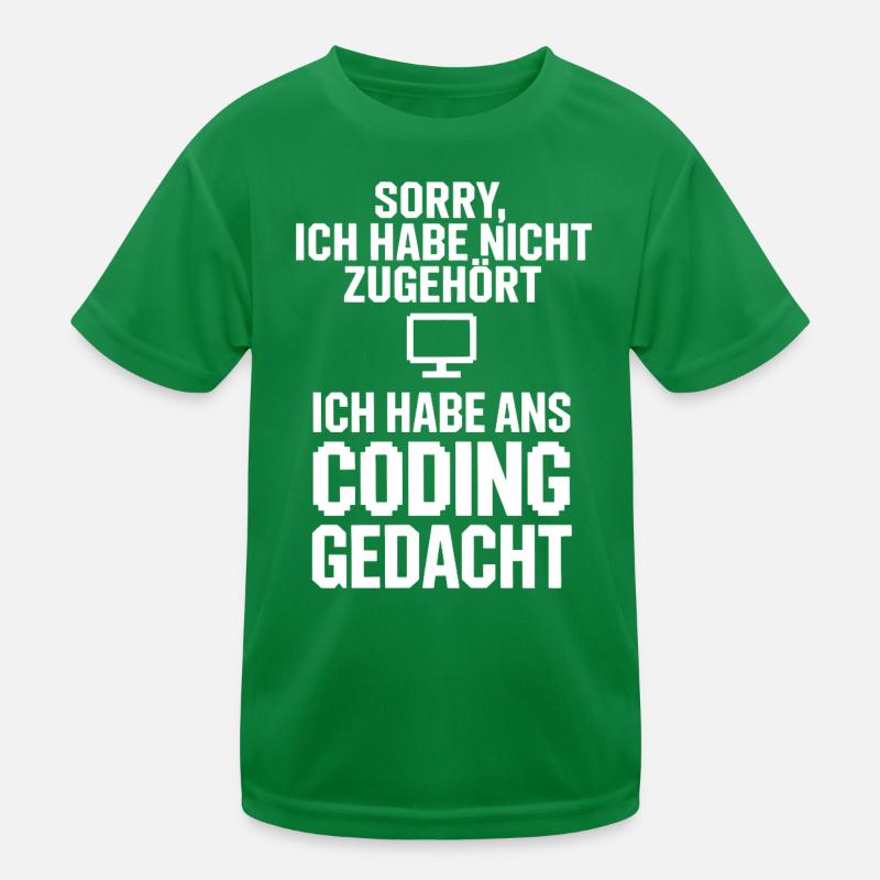 Entschuldigung Coding Kopf Kinder Funktions-T-Shirt