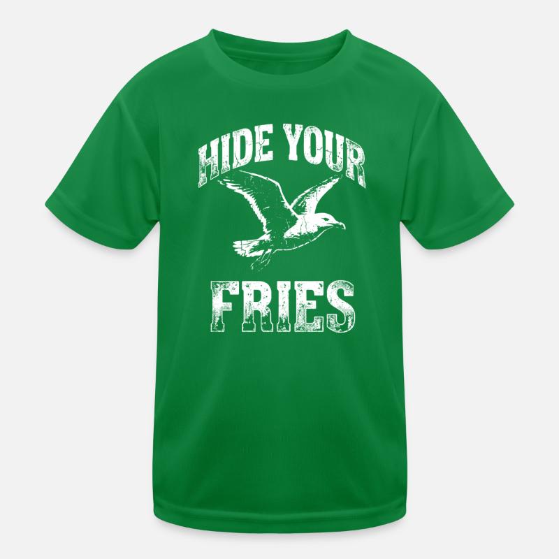 Cache tes frites mouette T-shirt sport Enfant