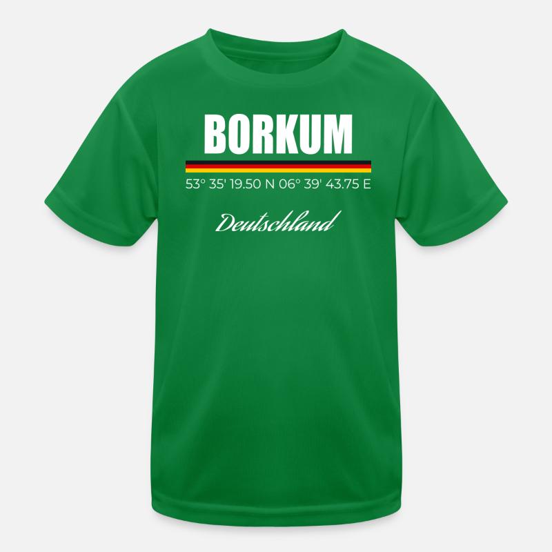 Borkum Kinder Funktions-T-Shirt