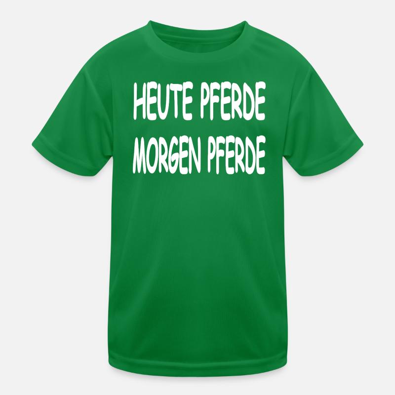 Pferde Kinder Funktions-T-Shirt