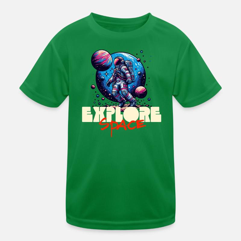 Explorer Space Astronaut T-shirt sport Enfant