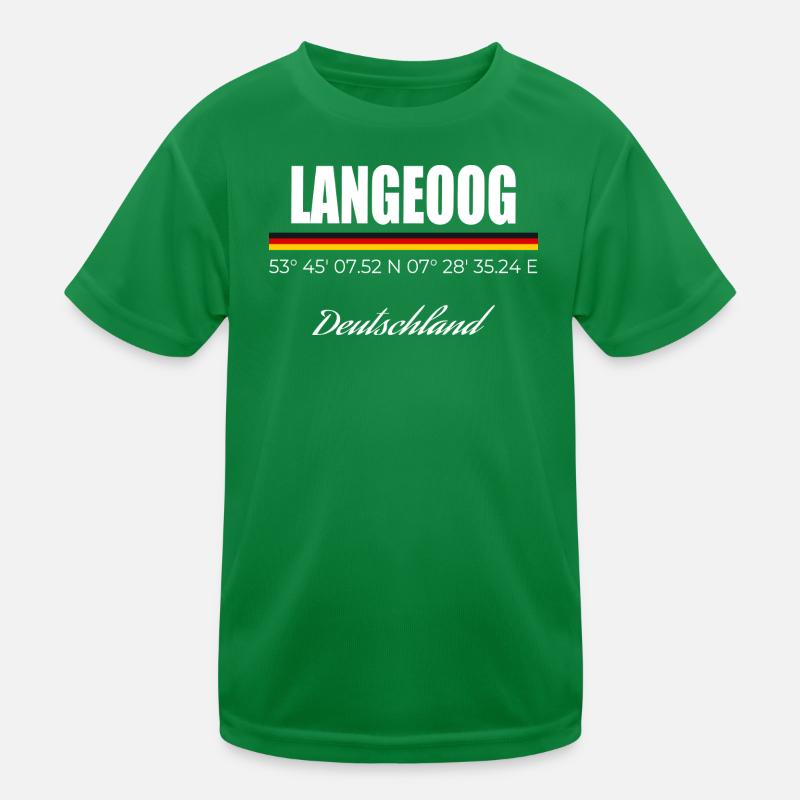 Langeoog Kinder Funktions-T-Shirt