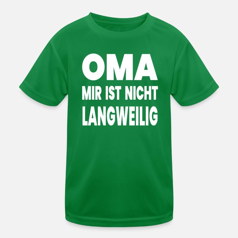 Oma Kinder Funktions-T-Shirt