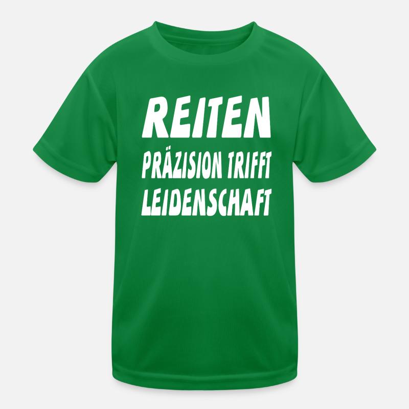 Reiten Kinder Funktions-T-Shirt