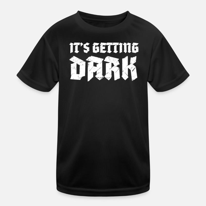 It's Getting Dark Graffiti typography design Kids Functional T-Shirt